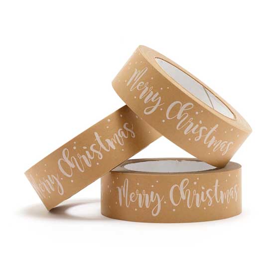 'Merry Christmas' paper tape product photo back L