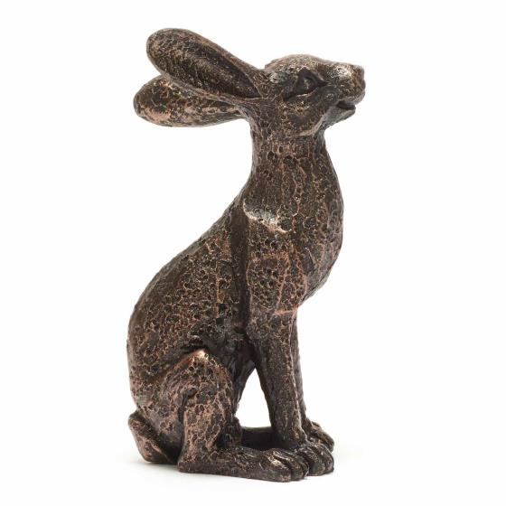 Mini alert hare sculpture product photo side L