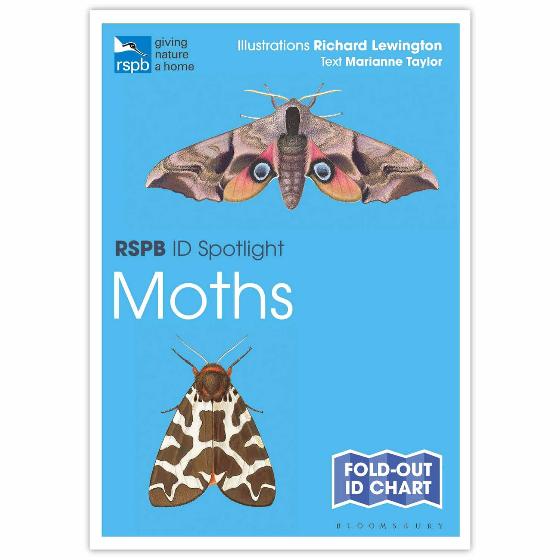 Moths identifier chart - RSPB ID Spotlight series product photo default L