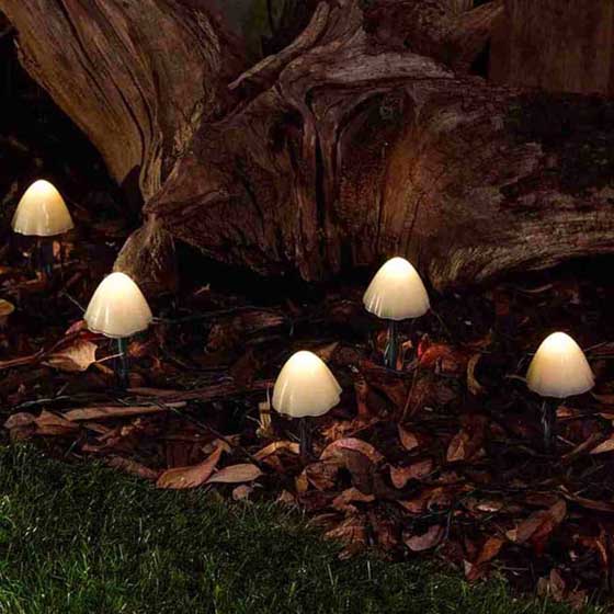 Mushroom solar lights, pack of 12 product photo default L