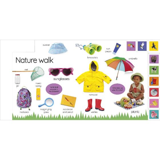 My first nature let's go exploring! board book product photo side L