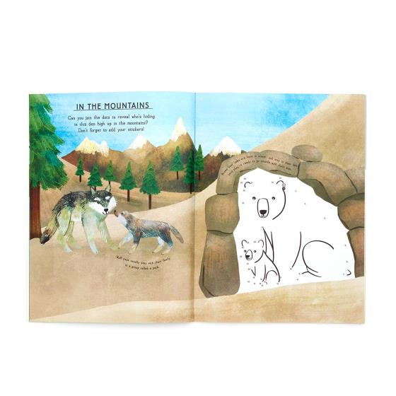 My RSPB Baby Animals sticker activity book product photo side L