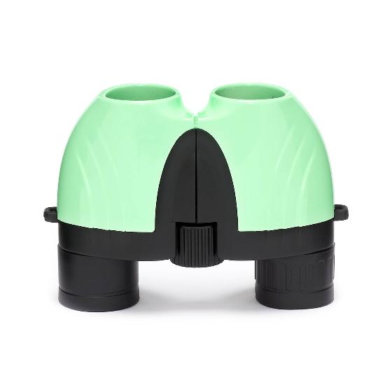 Puffin Jr children's binoculars, light green product photo back L