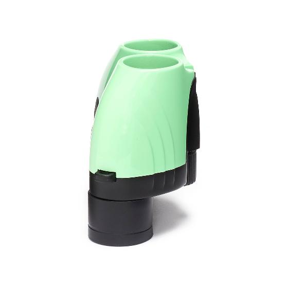 Puffin Jr children's binoculars, light green product photo front L