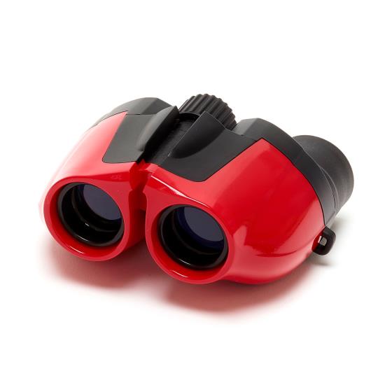Puffin Jr children's binoculars, red product photo back L