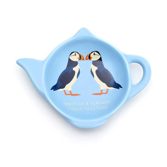 RSPB Puffin teabag holder product photo side L