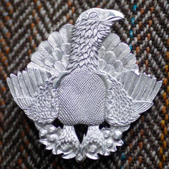 Malcolm Appleby Capercaillie silver brooch product photo default L