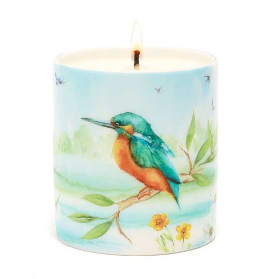 RSPB Kingfisher candle - Riverbank collection product photo default L