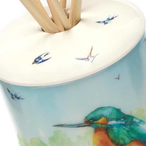 RSPB Kingfisher reed diffuser - Riverbank collection product photo back L