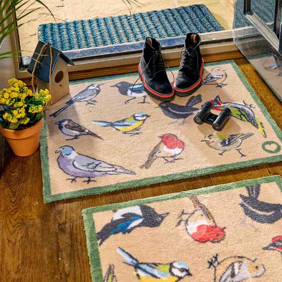 RSPB Birdwatcher doormat product photo front L