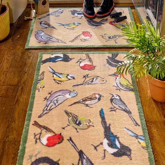 RSPB Birdwatcher floor runner product photo back L