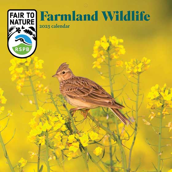 RSPB Farmland wildlife calendar 2025 - Calendars & diaries