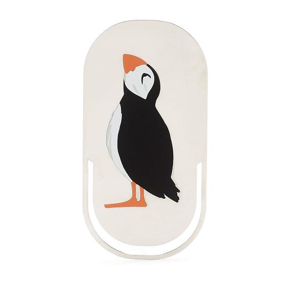 RSPB Circus of Puffins metal bookmark product photo side L