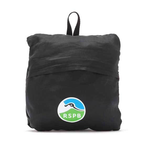 RSPB Sustainable foldaway backpack product photo back L