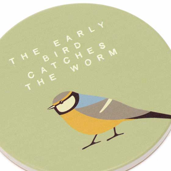 RSPB Bird coasters, set of 4 - Free as a bird collection product photo front L