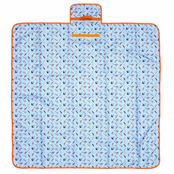 RSPB Recycled picnic blanket - Free as a bird collection product photo side L