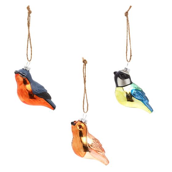 RSPB Glass bird Christmas decorations product photo ai5 L