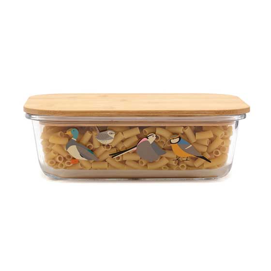 RSPB Eco-friendly glass food container - Free as a bird collection product photo front L