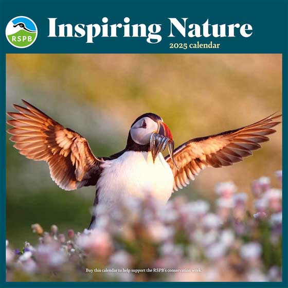 RSPB Inspiring nature calendar 2025 product photo default L