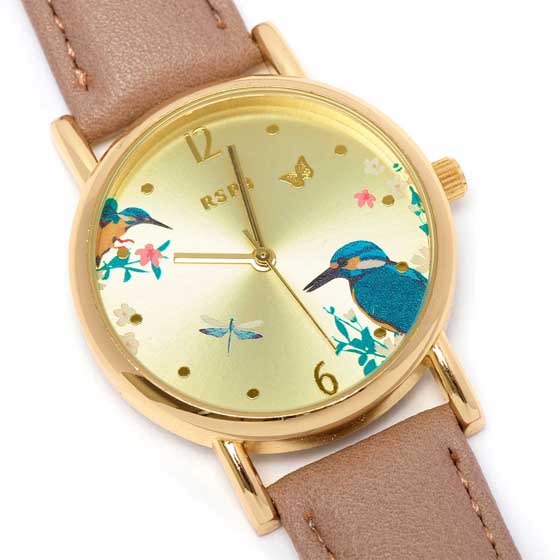 RSPB Kingfisher and dragonfly watch product photo side L
