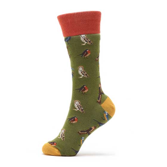 RSPB men's bird socks product photo side L