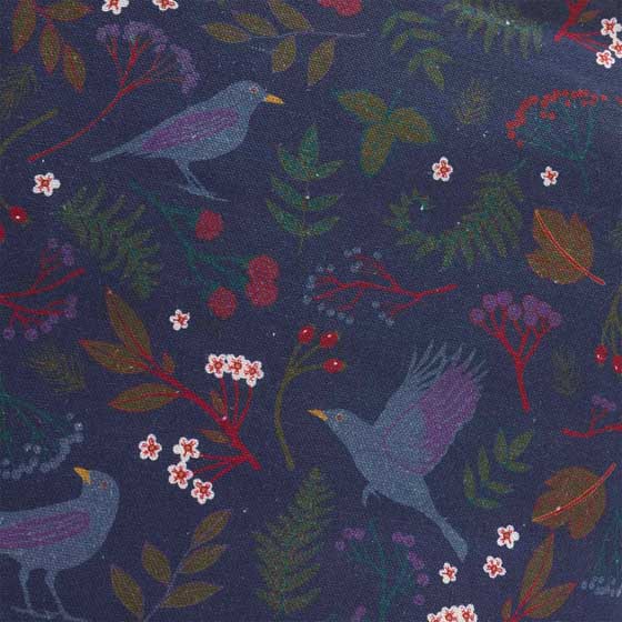 RSPB Woodland birds cross-body organic cotton bag product photo front L