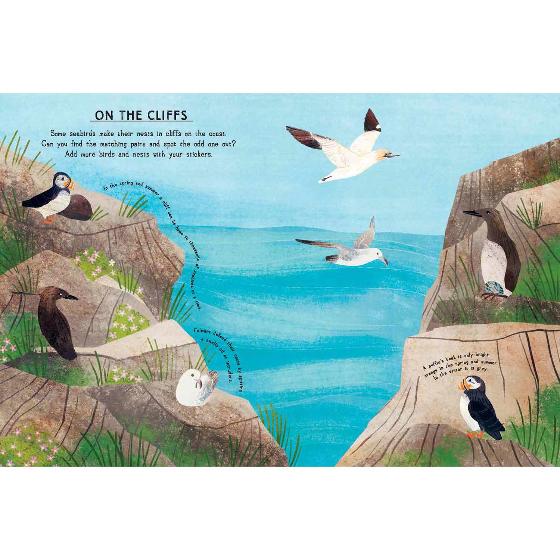 Seaside activity and sticker book by RSPB product photo side L