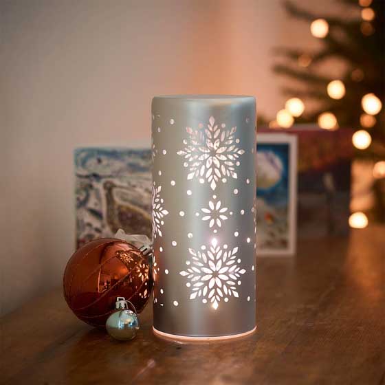 Silver snowflake wonder light product photo side L