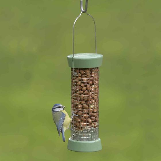 RSPB Ultimate easy-clean® nut & nibble bird feeder, small product photo side L