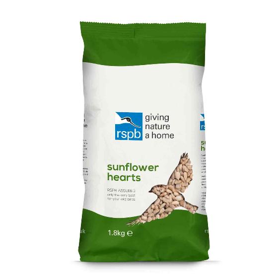 RSPB Ultimate easy-clean® seed bird feeder, small, with 1.8kg sunflower hearts product photo back L