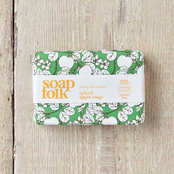 Spiced apple soap by Soap Folk product photo side L