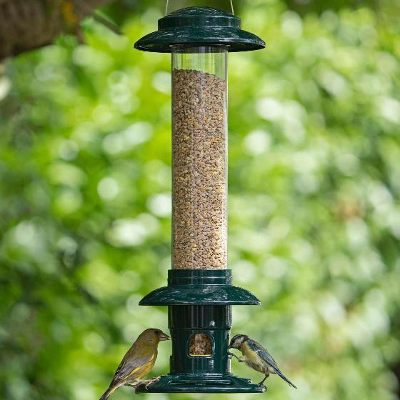 Squirrel Buster Evolution seed feeder product photo side L