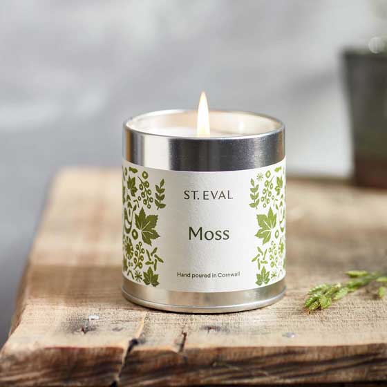 St Eval moss candle product photo back L