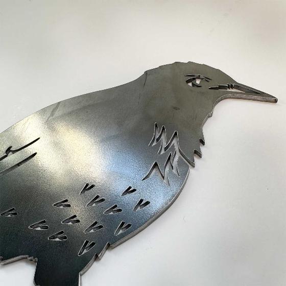 Starling metal bird product photo back L