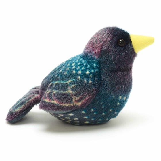 RSPB singing starling soft toy product photo side L