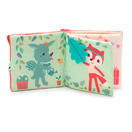 Deer fawn soft play book product photo side L