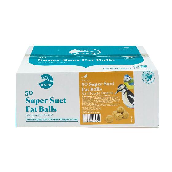 Super suet fat balls - sunflower hearts x 50 product photo back L