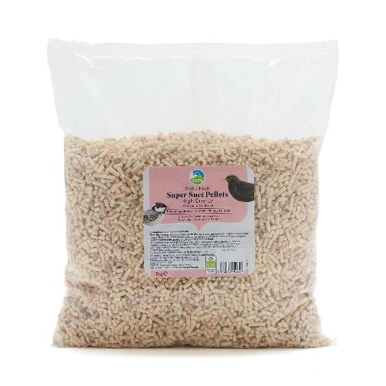 Super suet pellets - high energy 3kg refill product photo back L