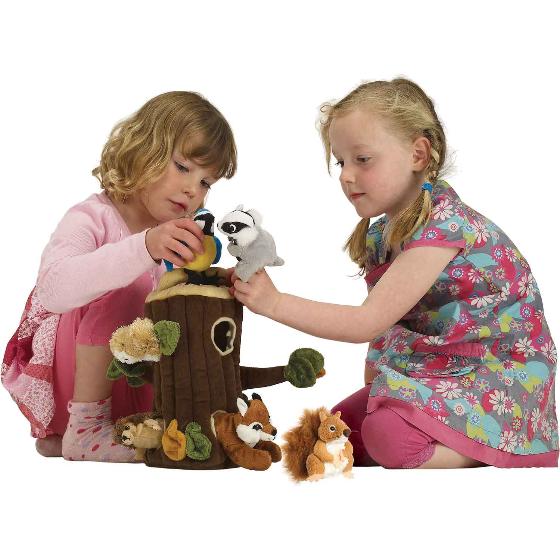 Tree house hideaway puppet product photo side L