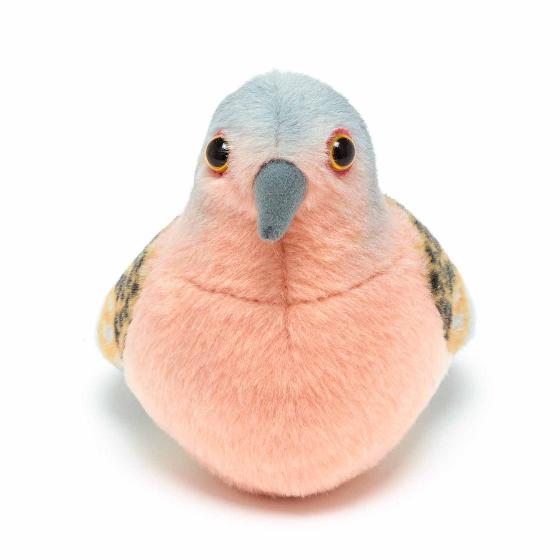 RSPB singing turtle dove soft toy product photo back L