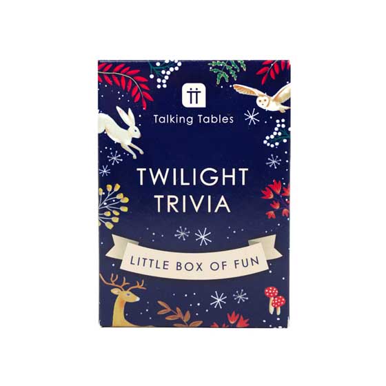 Twilight forest Christmas trivia cards product photo default L