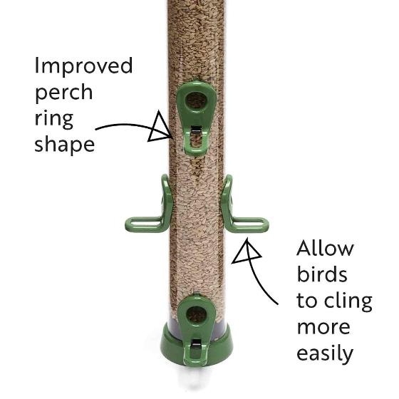 RSPB Ultimate easy-clean® seed bird feeder, large product photo side L