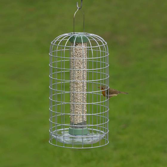 RSPB Ultimate easy-clean® nut & nibble bird feeder, medium, with guardian & seed tray product photo default L
