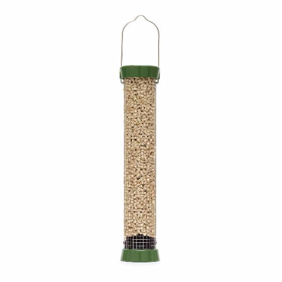 RSPB Ultimate easy-clean® nut & nibble bird feeder, medium, with 1kg buggy nibbles product photo front L