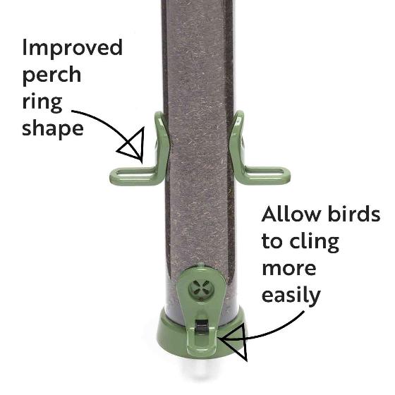 RSPB Ultimate easy-clean® nyjer seed bird feeder, medium product photo front L