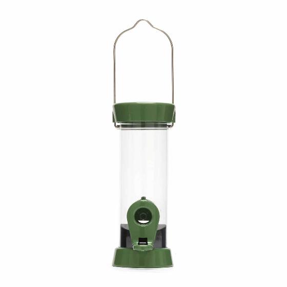RSPB Ultimate easy-clean® seed bird feeder, small, with guardian & seed tray product photo back L
