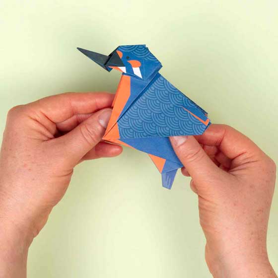 Wetland wildlife origami set product photo side L