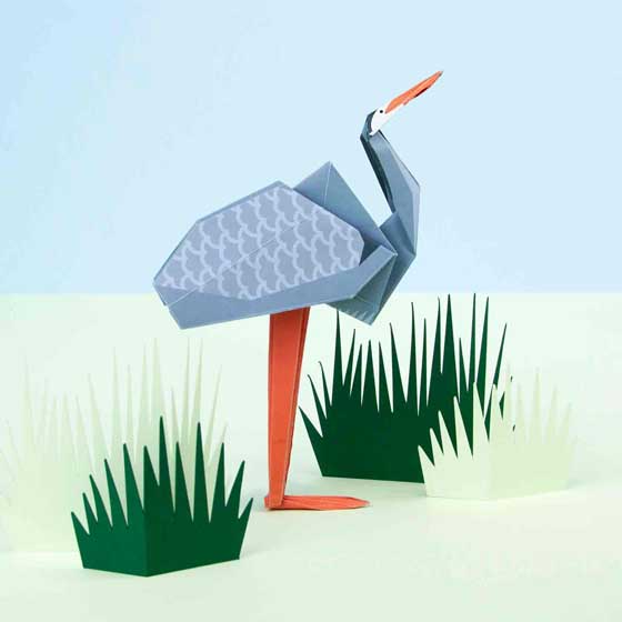 Wetland wildlife origami set product photo ai5 L