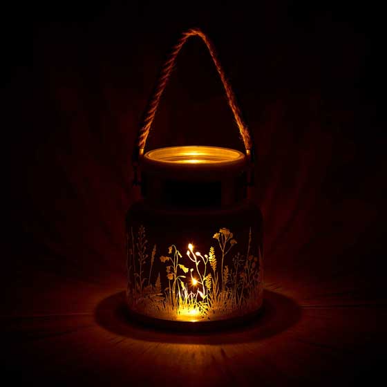 Wildflower meadow candle lantern product photo ai5 L