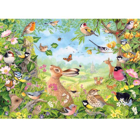 Wildlife haven 1000 Piece Jigsaw Puzzle product photo side L